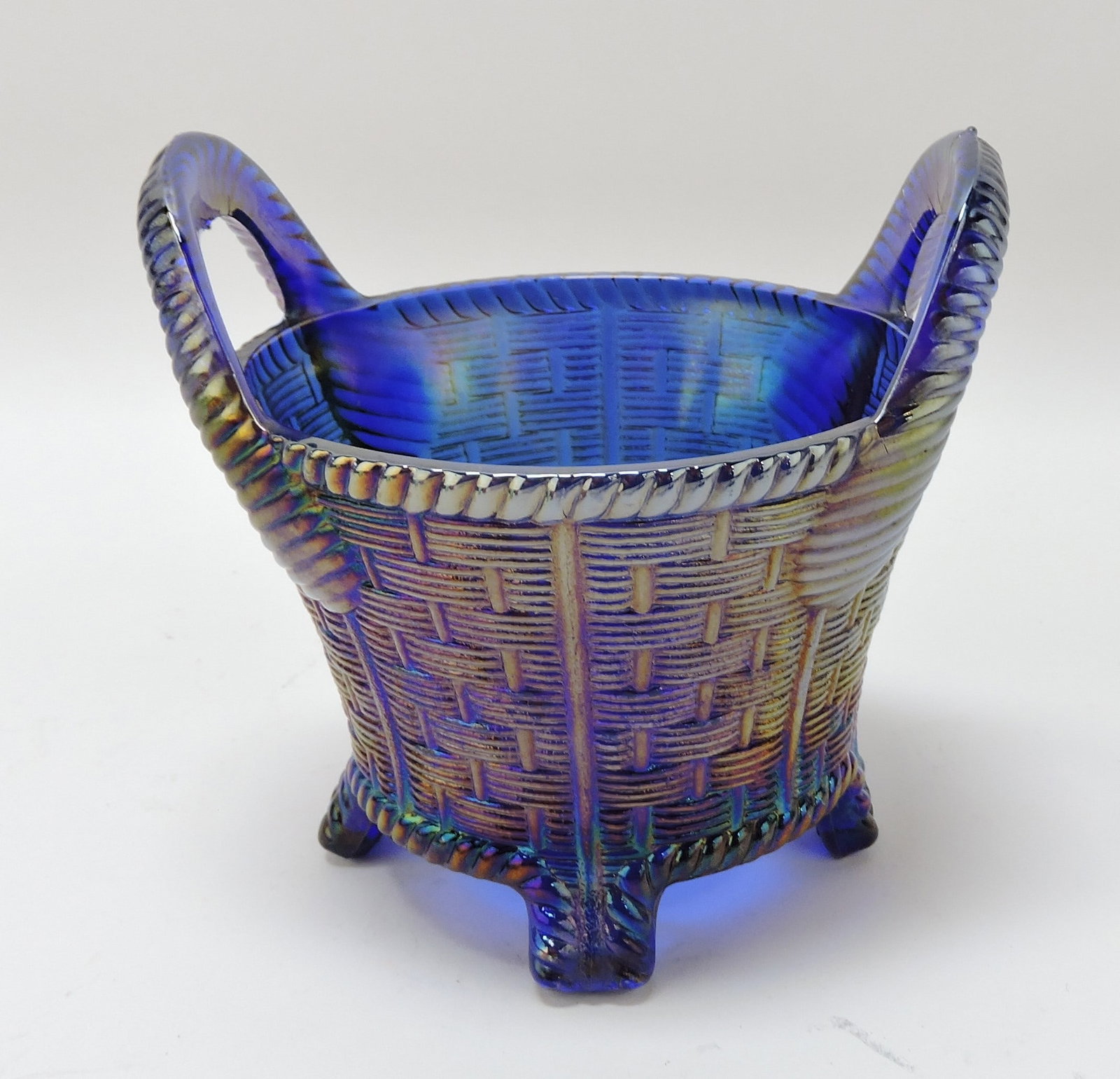 Northwood blue bushel basket: .