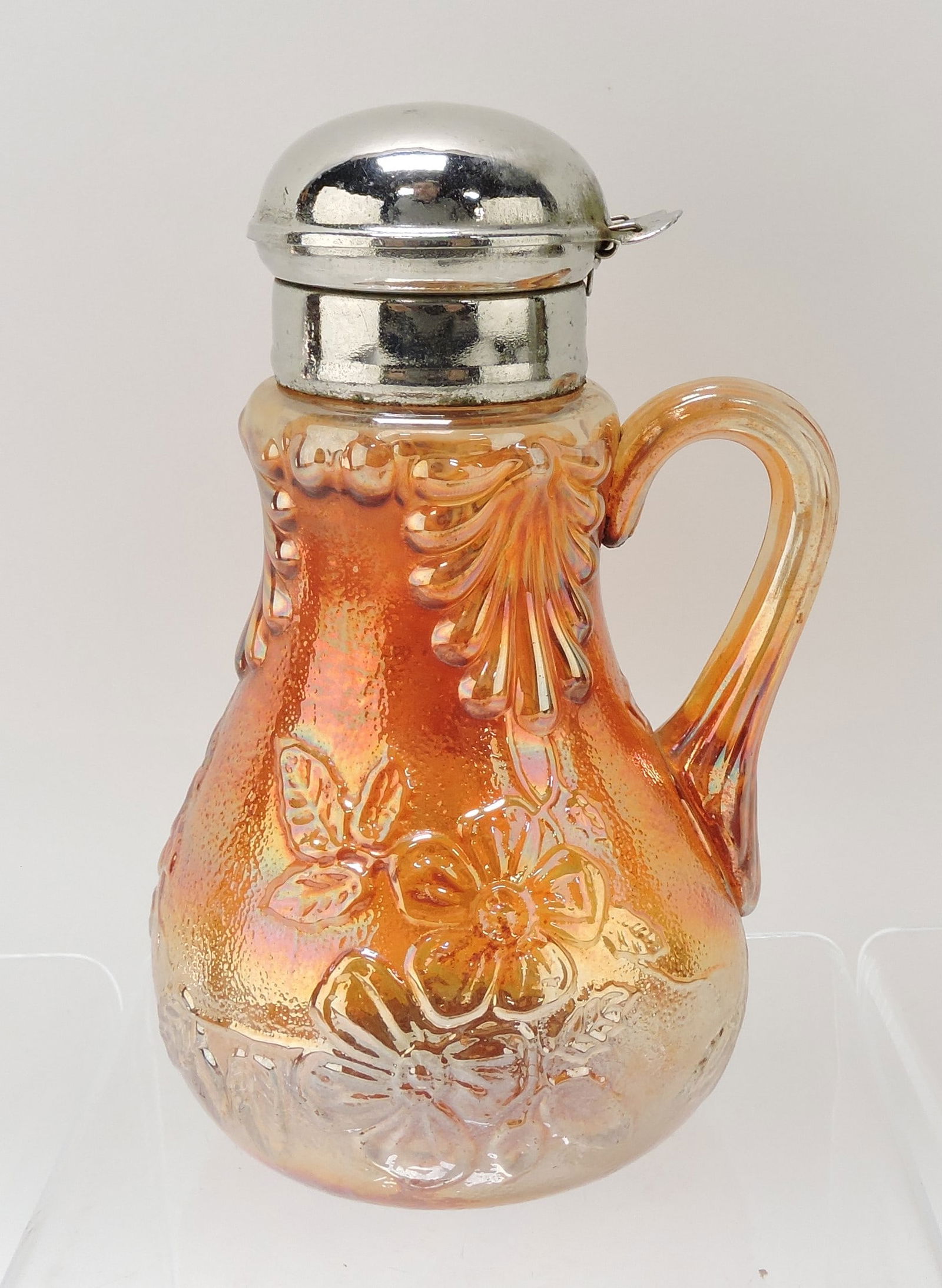 Imperial marigold carnival glass syrup, (1 of 1)