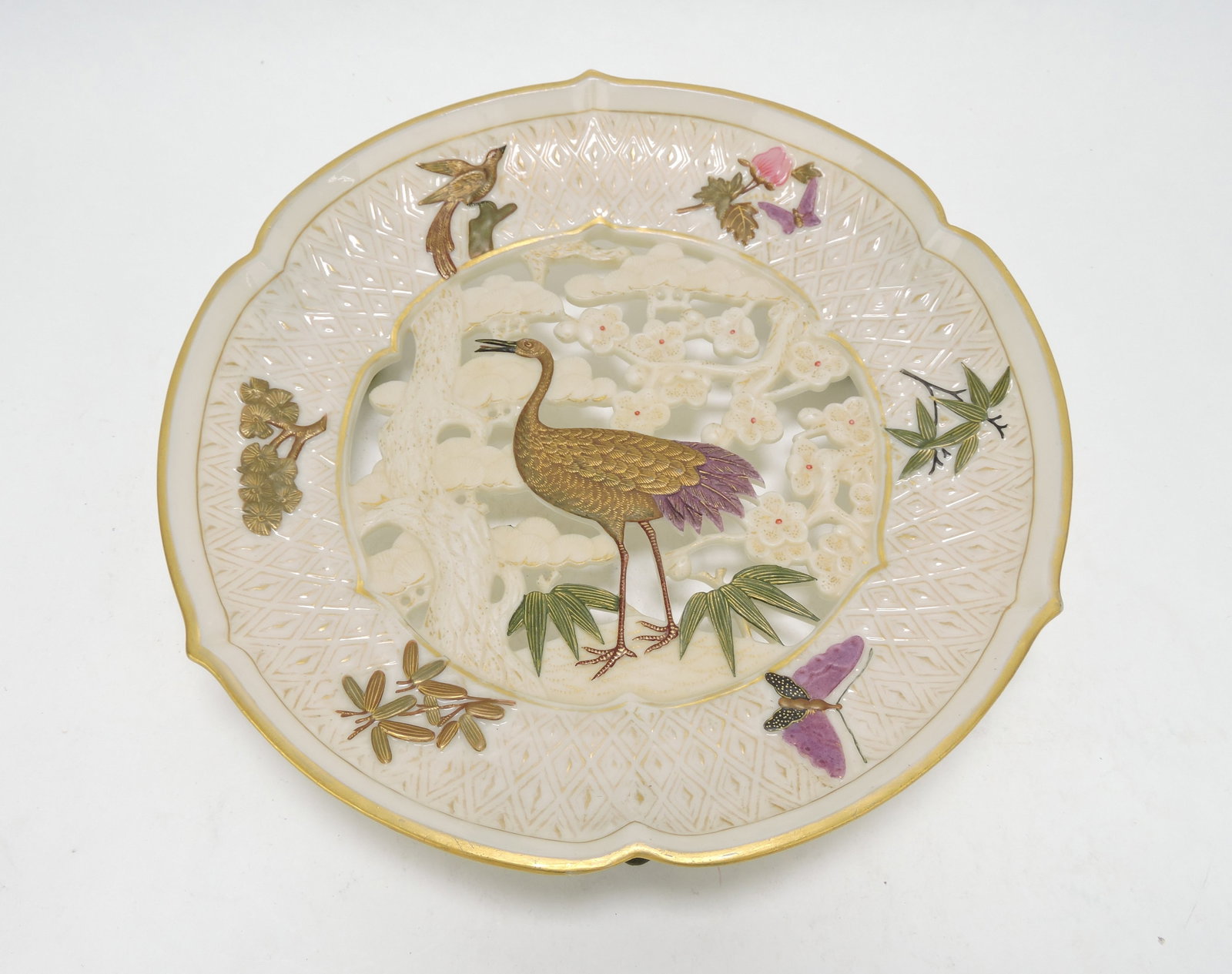 Rare Royal Worcester Aesthetic Movement (1 of 4)