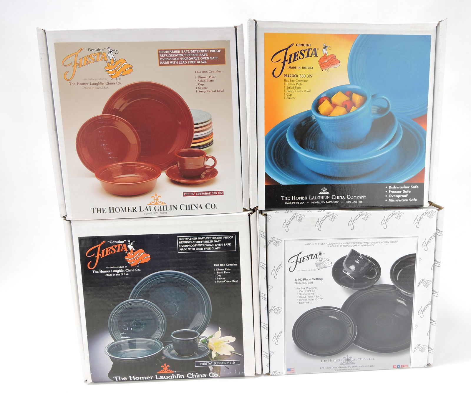 Fiesta Post 86 lot of 4 - 5 pc place settings (1 of 1)