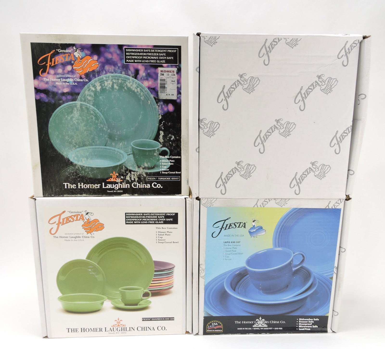 Fiesta Post 86 lot of 4 - 5 pc place settings (1 of 1)