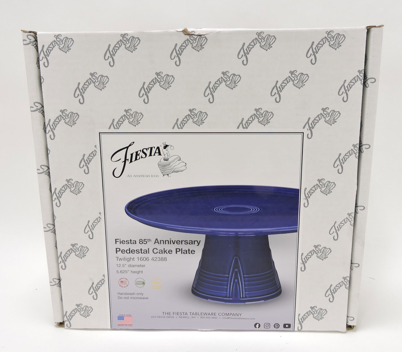 Fiesta Post 86 pedestal cake plate, (1 of 1)