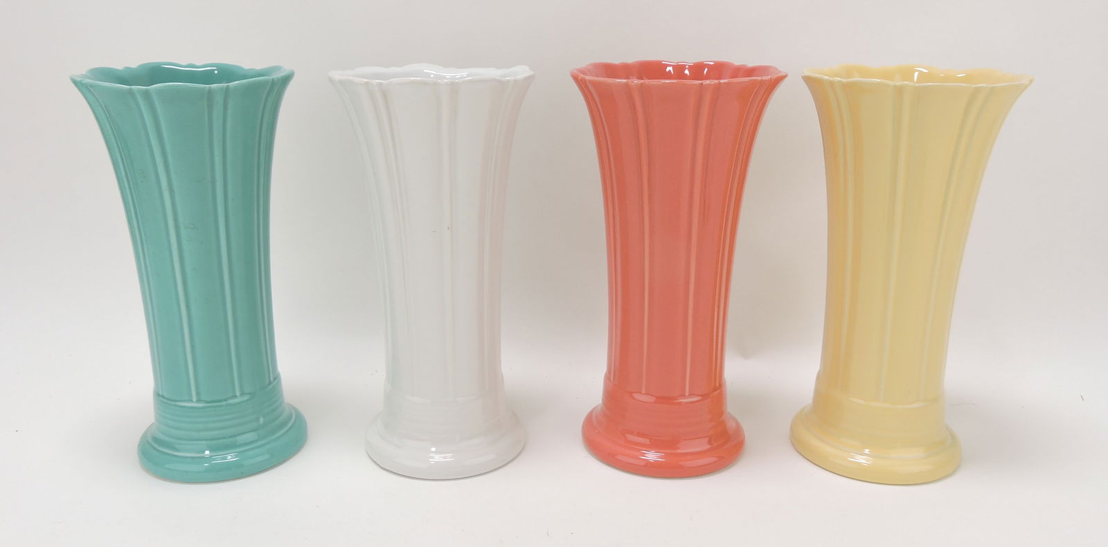 Fiesta Post 86 lot of 4 medium vases: (1 of 1)