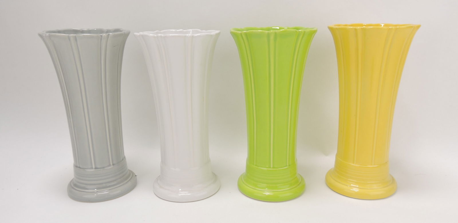 Fiesta Post 86 lot of 4 medium vases: (1 of 1)