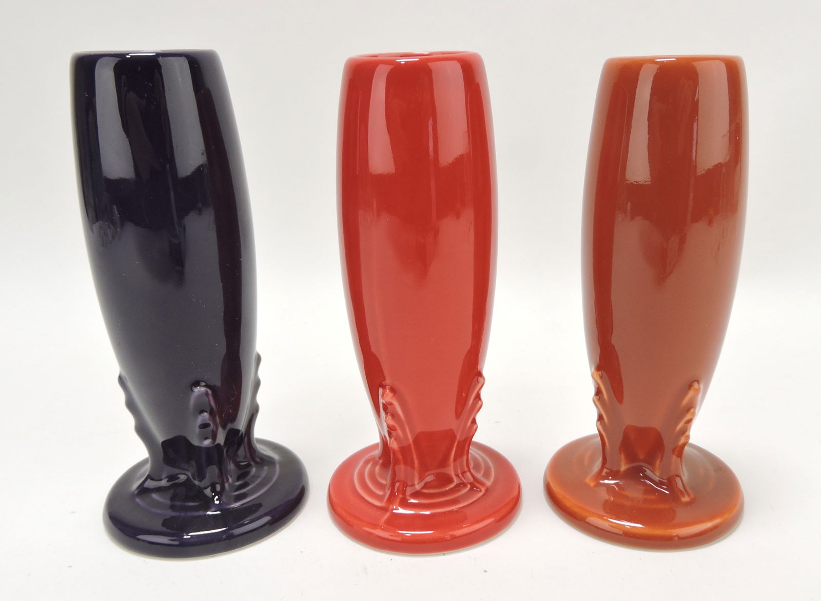 Fiesta Post 86 bud vase group:  plum, (1 of 1)