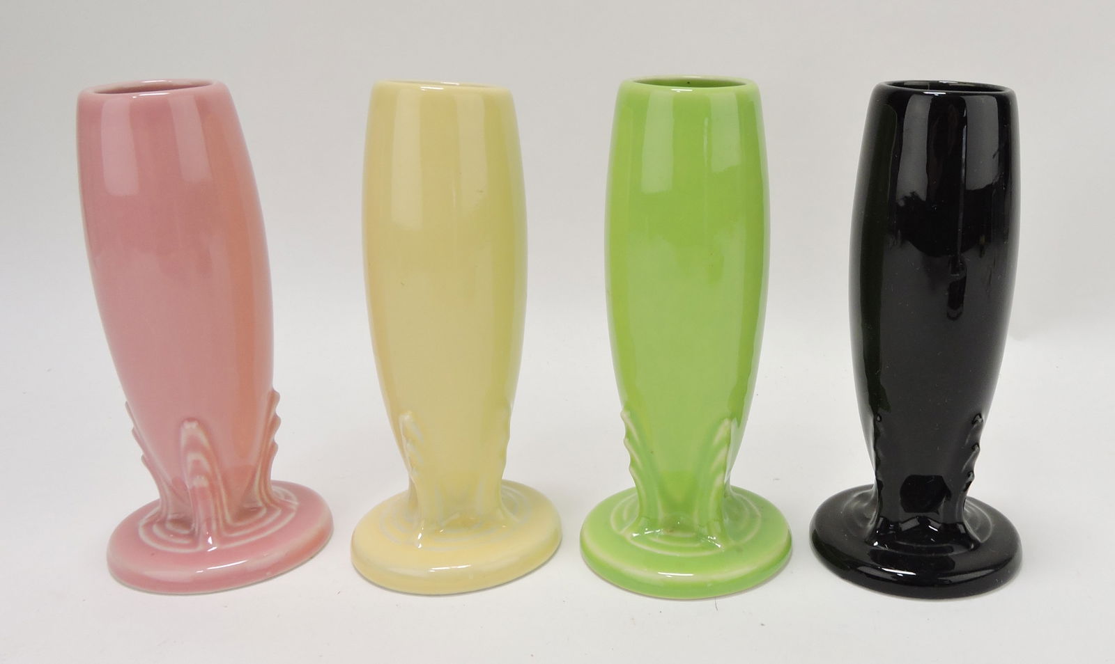 Fiesta Post 86 bud vase group: rose, (1 of 1)