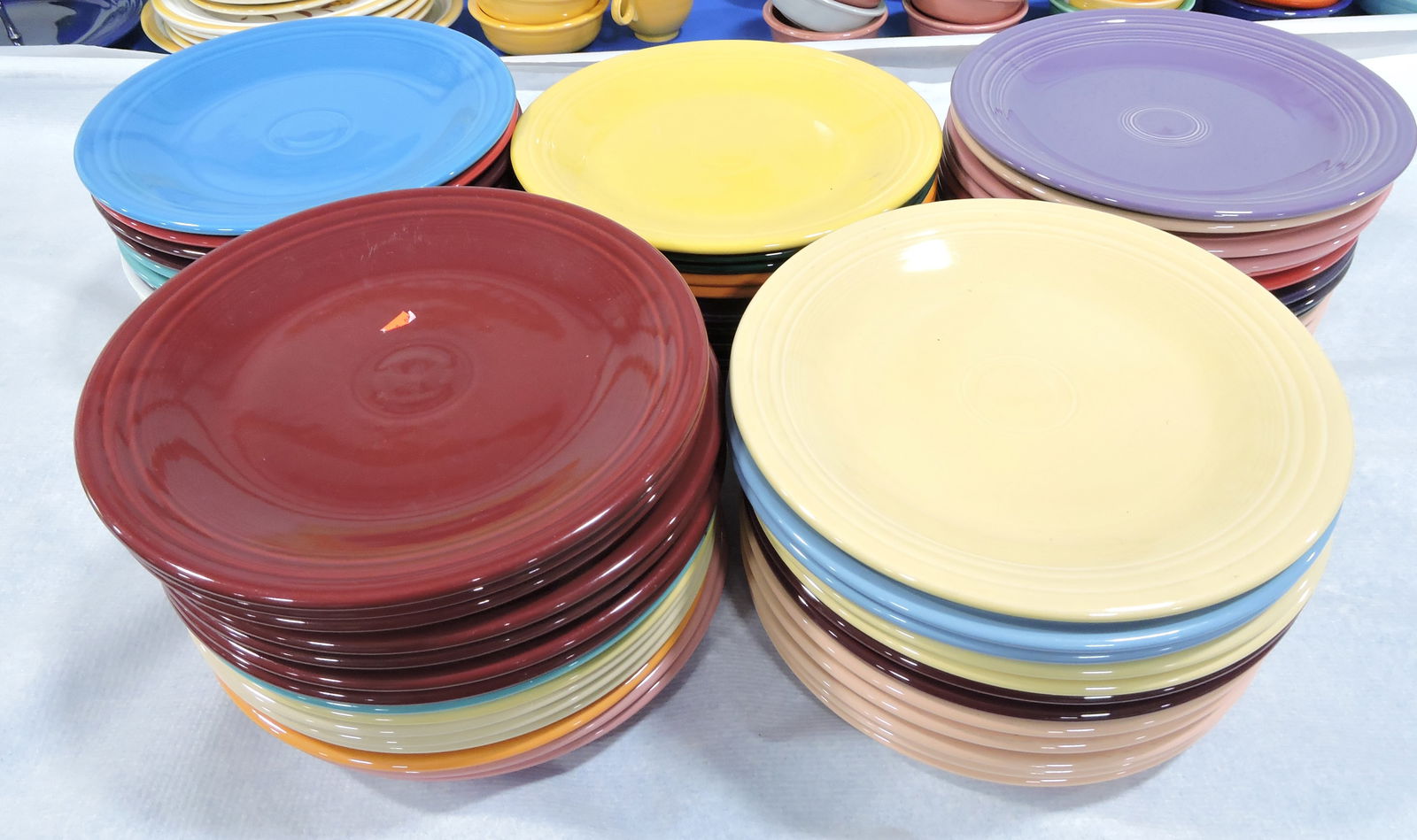 Fiesta Post 86 lot of 63 - 10 1/2" plates, (1 of 1)