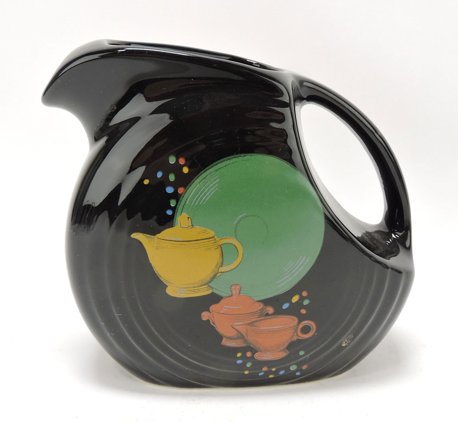 Fiesta Post 86 disc juice pitcher, black with (1 of 1)