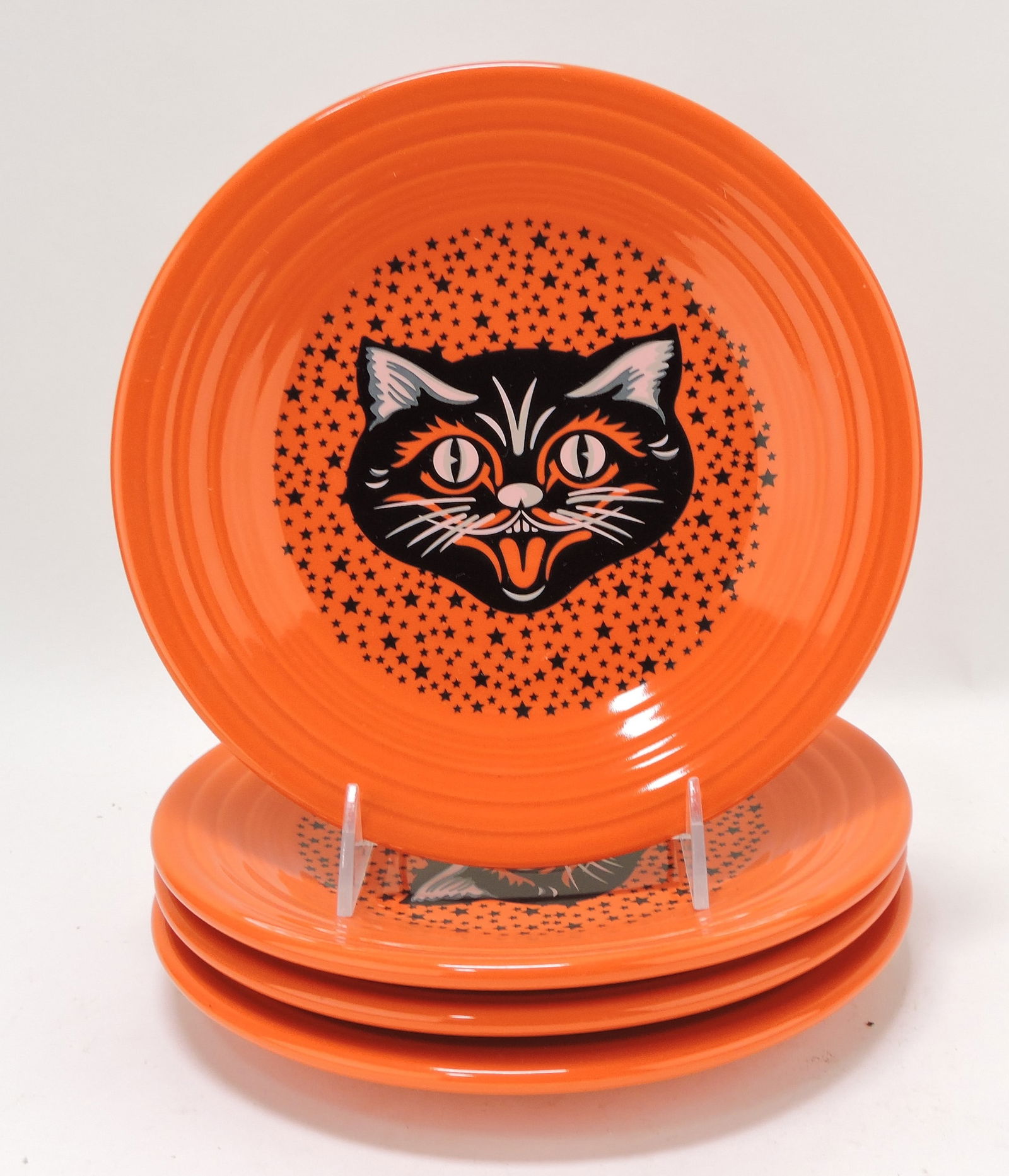 Fiesta Post 86 lot of 4 - 9" Black Cat (1 of 1)