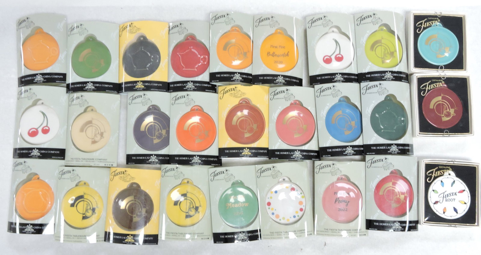 Fiesta Post 86 lot of 27 ornaments: .