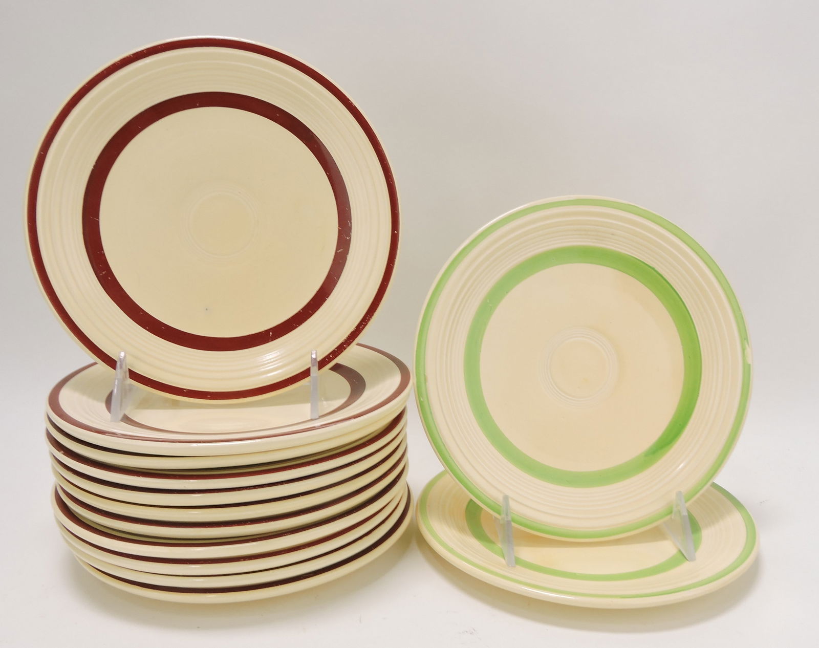 Fiesta 7" plate group: 11 ivory with (1 of 1)