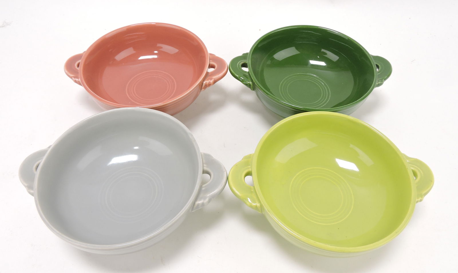 Fiesta cream soup group: 4 - 50's colors: .