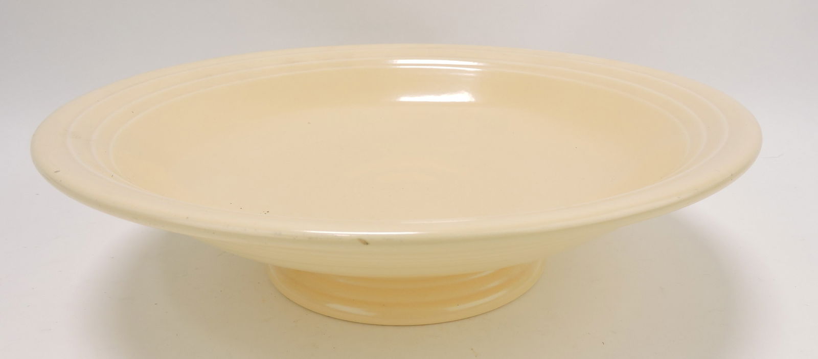 Fiesta 12" fruit comport, ivory, minor (1 of 1)