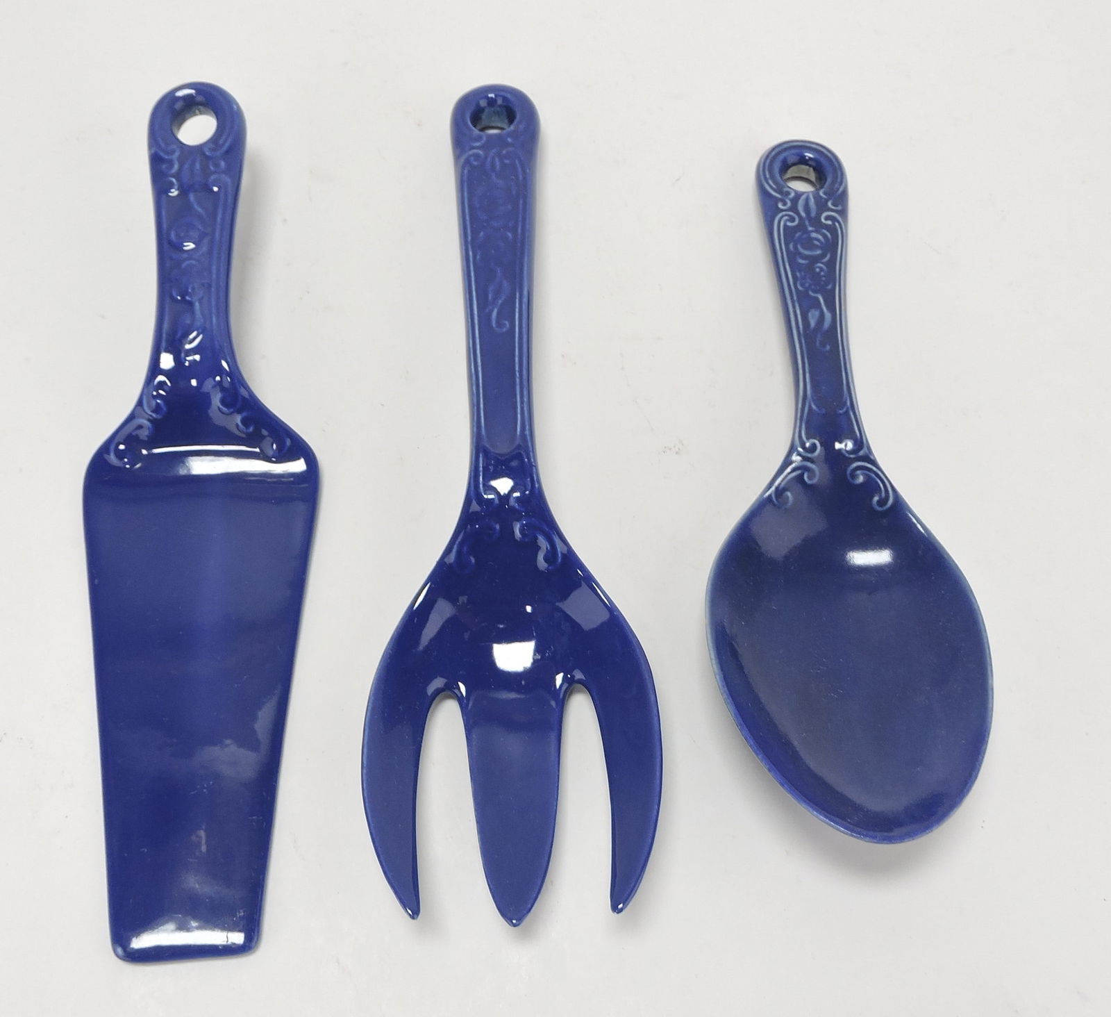 Kitchen Kraft 3 pc utensil set, cobalt (1 of 1)