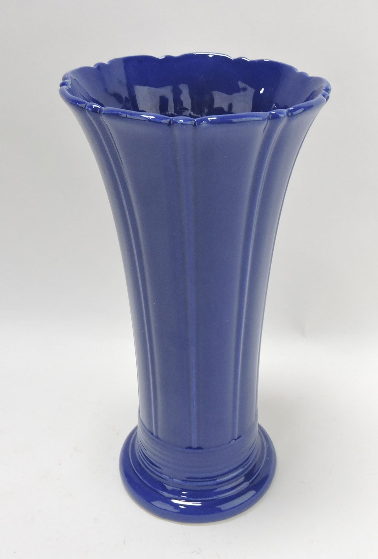 Fiesta 12" flower vase, cobalt (1 of 1)