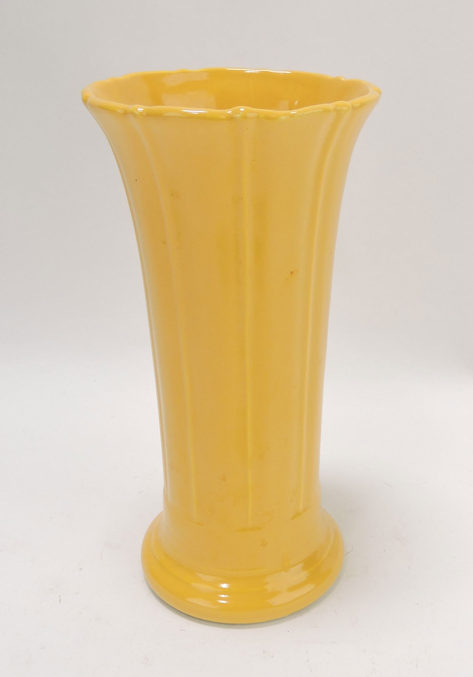 Fiesta 8" flower vase, yellow (1 of 1)