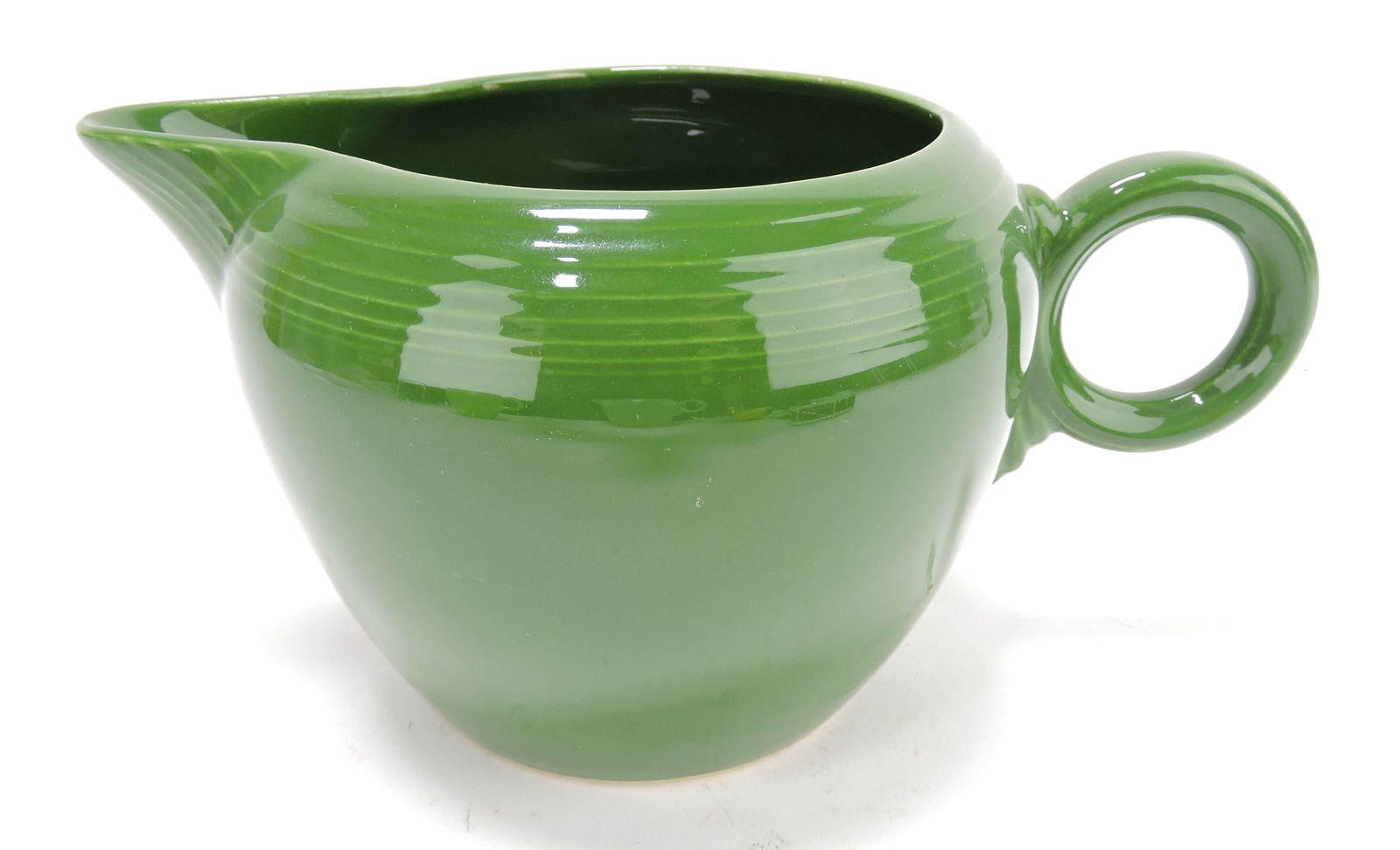 Fiesta two pint jug, dark green (1 of 1)