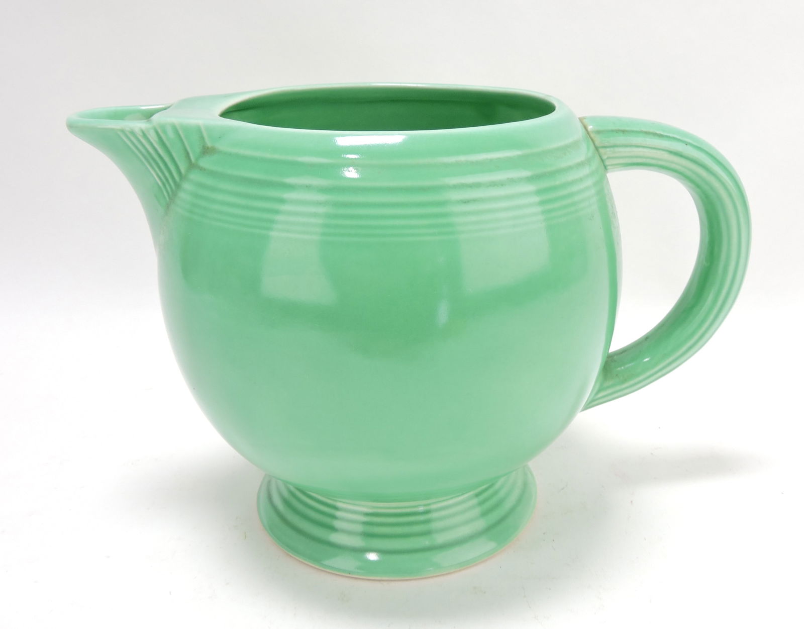 Fiesta ice lip pitcher, green (1 of 1)