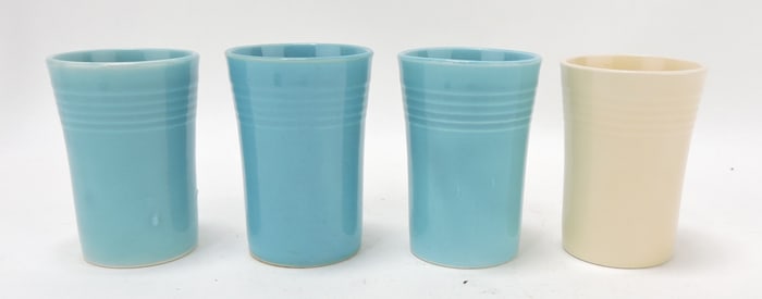 Fiesta lot of 4 juice tumblers
