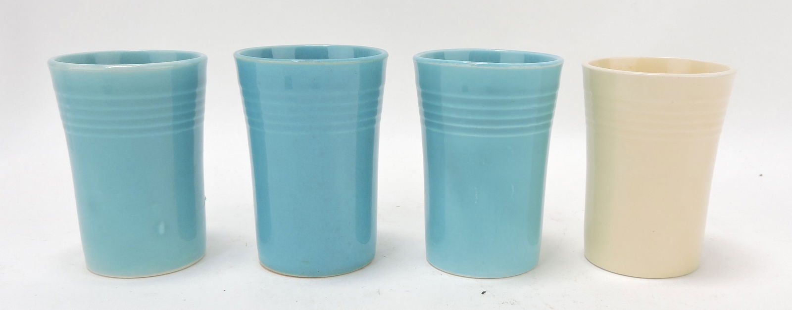 Fiesta lot of 4 juice tumblers: .