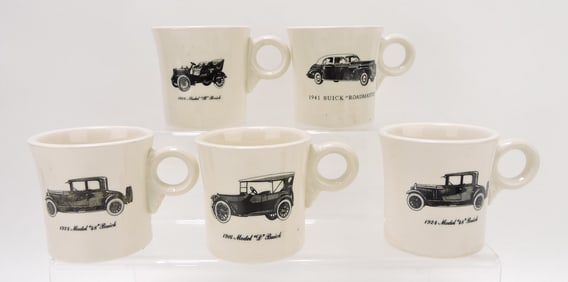 Fiesta lot of 5 Buick mugs