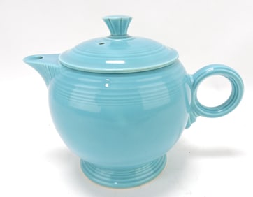 Fiesta large teapot, turquoise