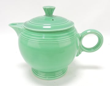 Fiesta large teapot, green