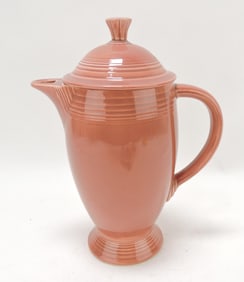 Fiesta coffee pot, rose
