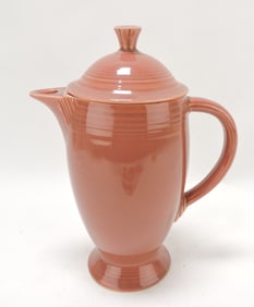 Fiesta coffee pot, rose