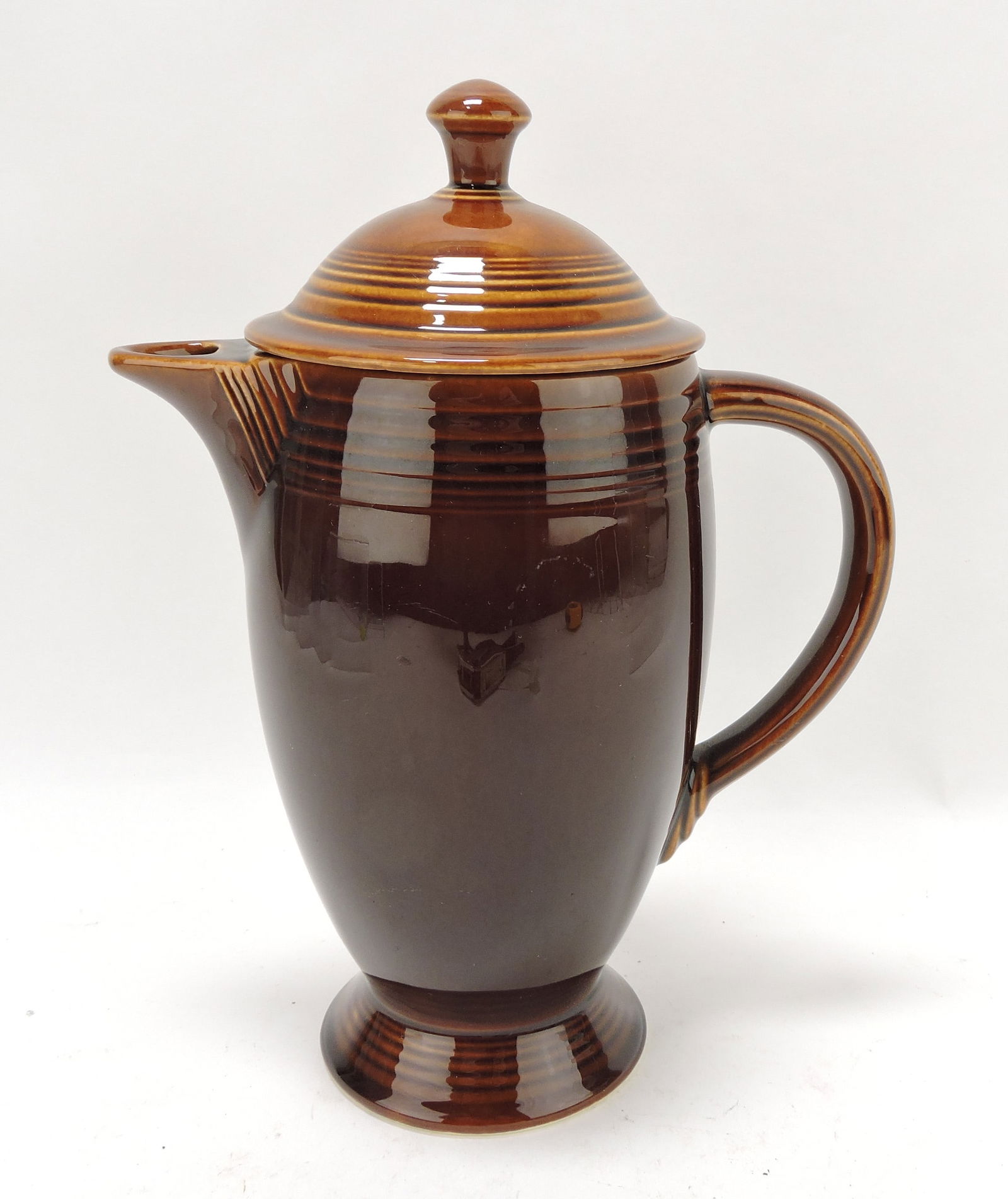 Fiesta Amberstone coffee pot, brown (1 of 1)