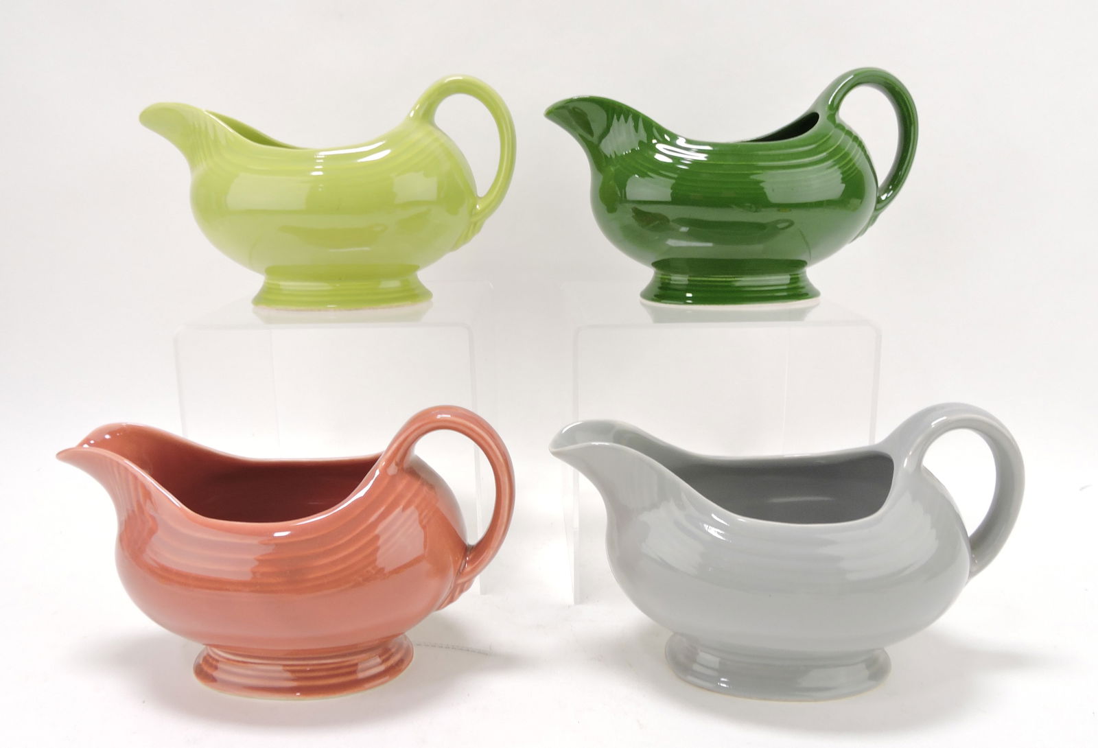 Fiesta sauce boat group, 4 - 50's colors (1 of 1)