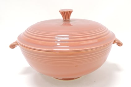 Fiesta casserole, rose, minor nick to