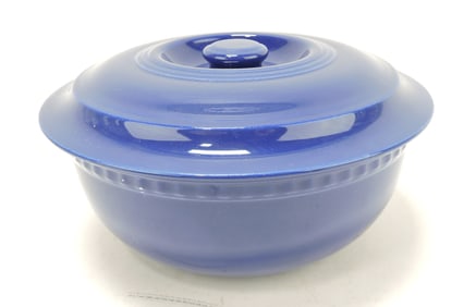 Fiesta promotional casserole, cobalt