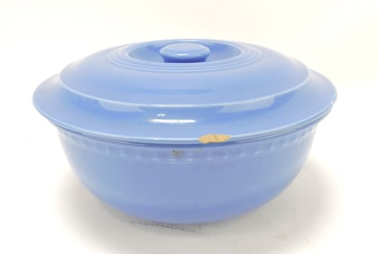 Fiesta promotional casserole, mauve blue,