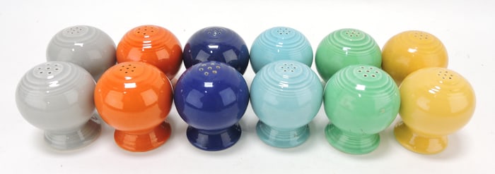 Fiesta pair of shakers group, 6 pair