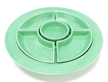 Fiesta 6 pc relish tray, green