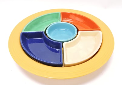 Fiesta 6 pc relish tray, all 6 colors