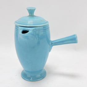 Fiesta demitasse coffee pot, turquoise,