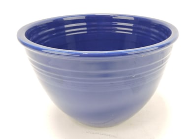Fiesta #5 mixing bowl, cobalt, inside