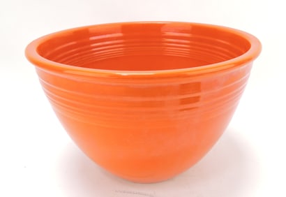 Fiesta #6 mixing bowl, red, inside