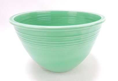 Fiesta #6 mixing bowl, green, inside