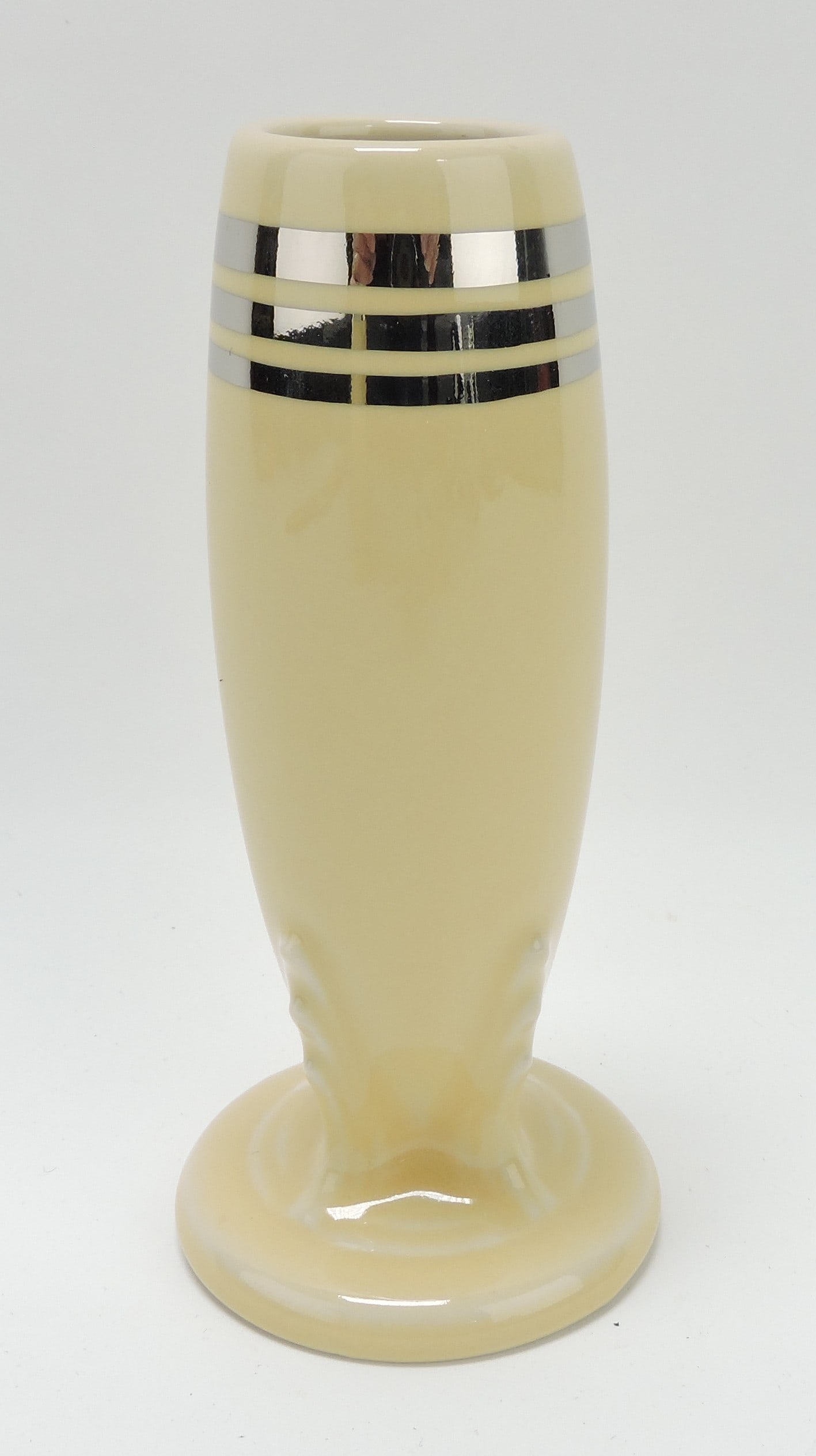 Fiesta Post 86 platinum stripe bud vase, (1 of 1)