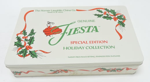 Fiesta Post 86 set of Christmas flatware,