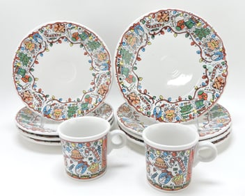 Fiesta Post 86 Christmas dishes: