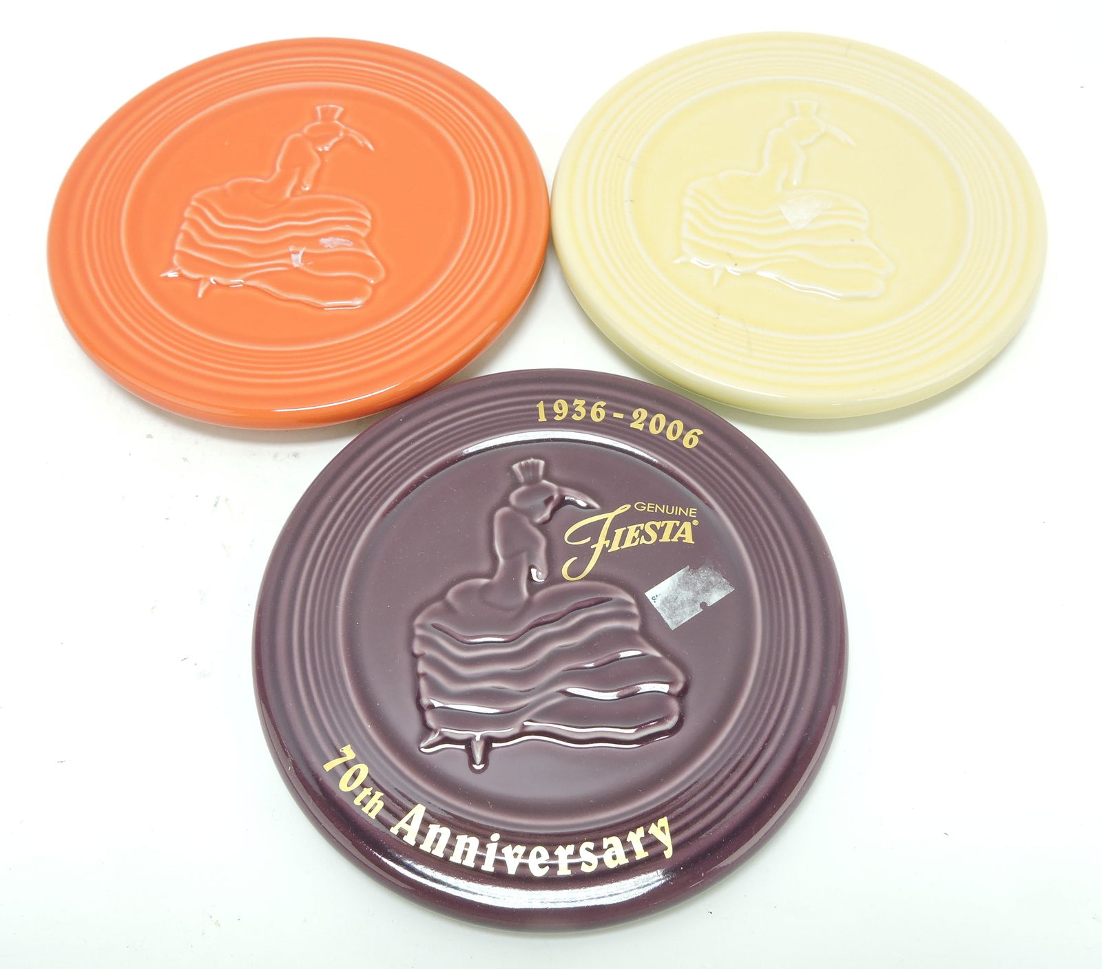 Fiesta Post 86 lot of 3 - 5 3/4" dancing (1 of 1)