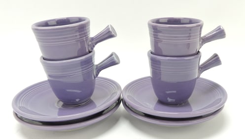 Fiesta Post 86 lot of 4 AD cups &