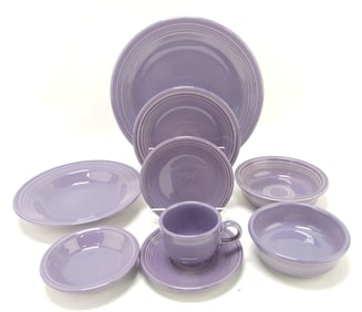 Fiesta Post 86 lilac 9 pc place setting