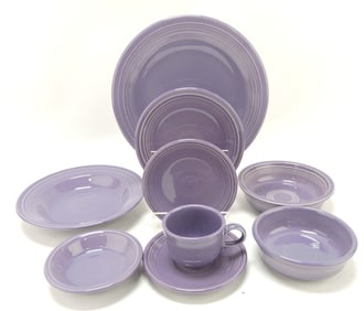 Fiesta Post 86 lilac 9 pc place setting