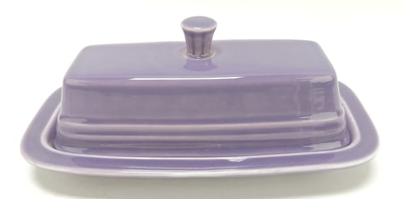 Fiesta Post 86 butter dish, lilac,