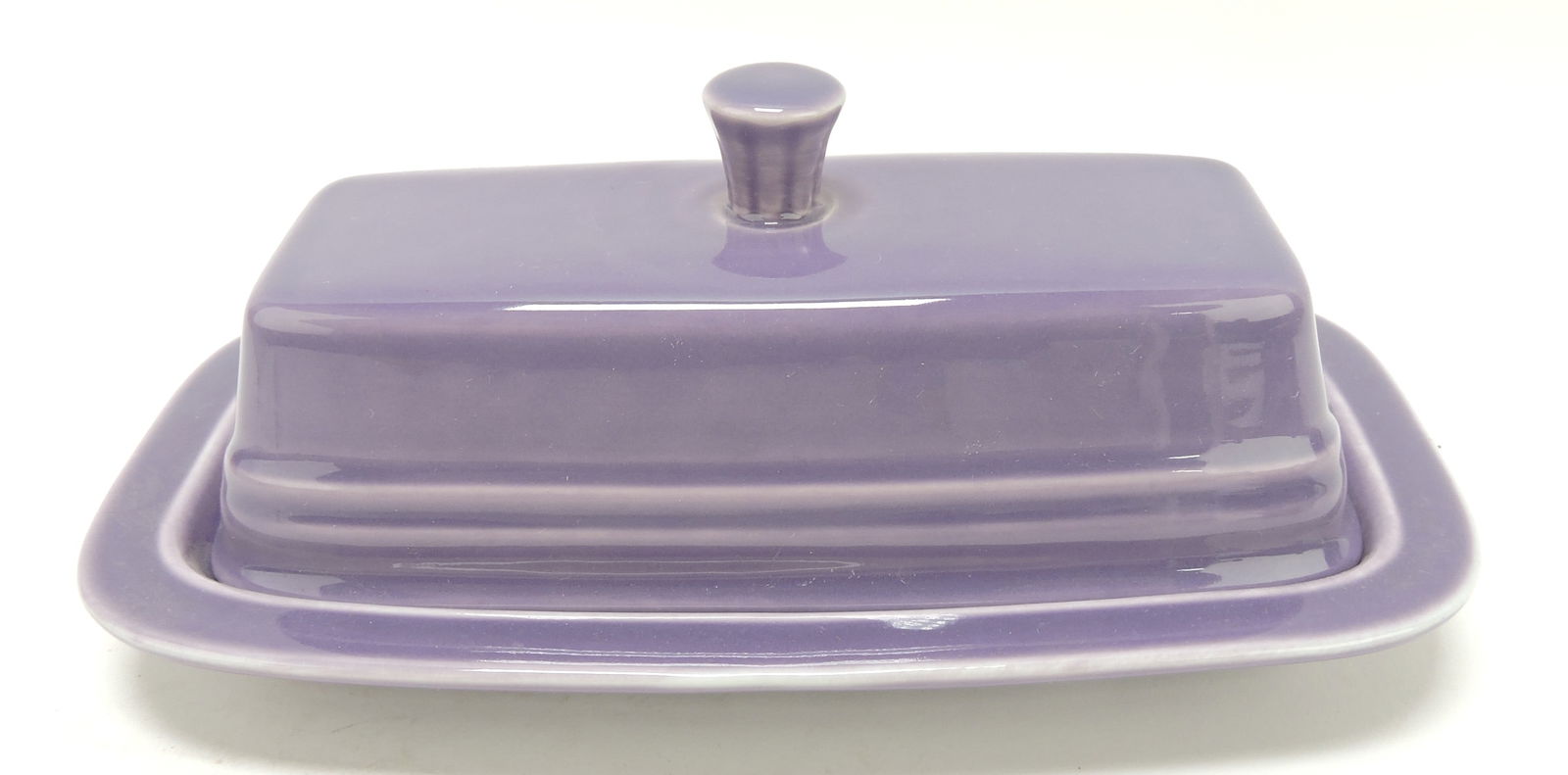 Fiesta Post 86 butter dish, lilac, (1 of 1)
